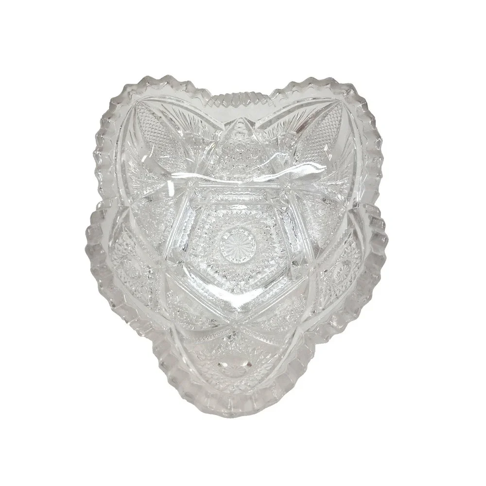 Vintage Caithness Crystal Decorative Trinket Bowl Made in Scotland